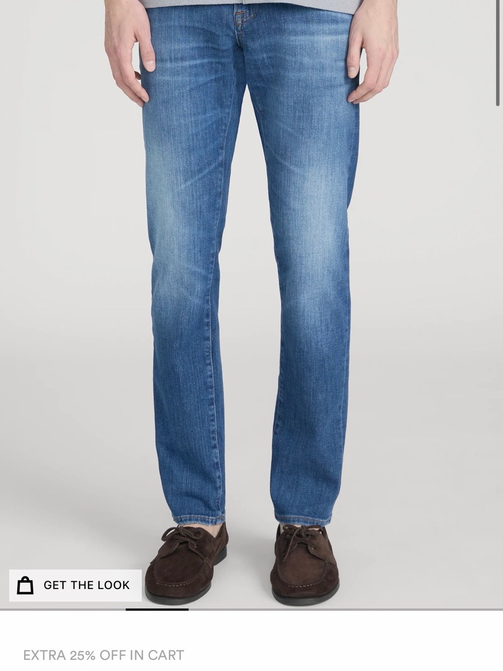 Frame Men's Straight Leg Jeans in Medium Blue